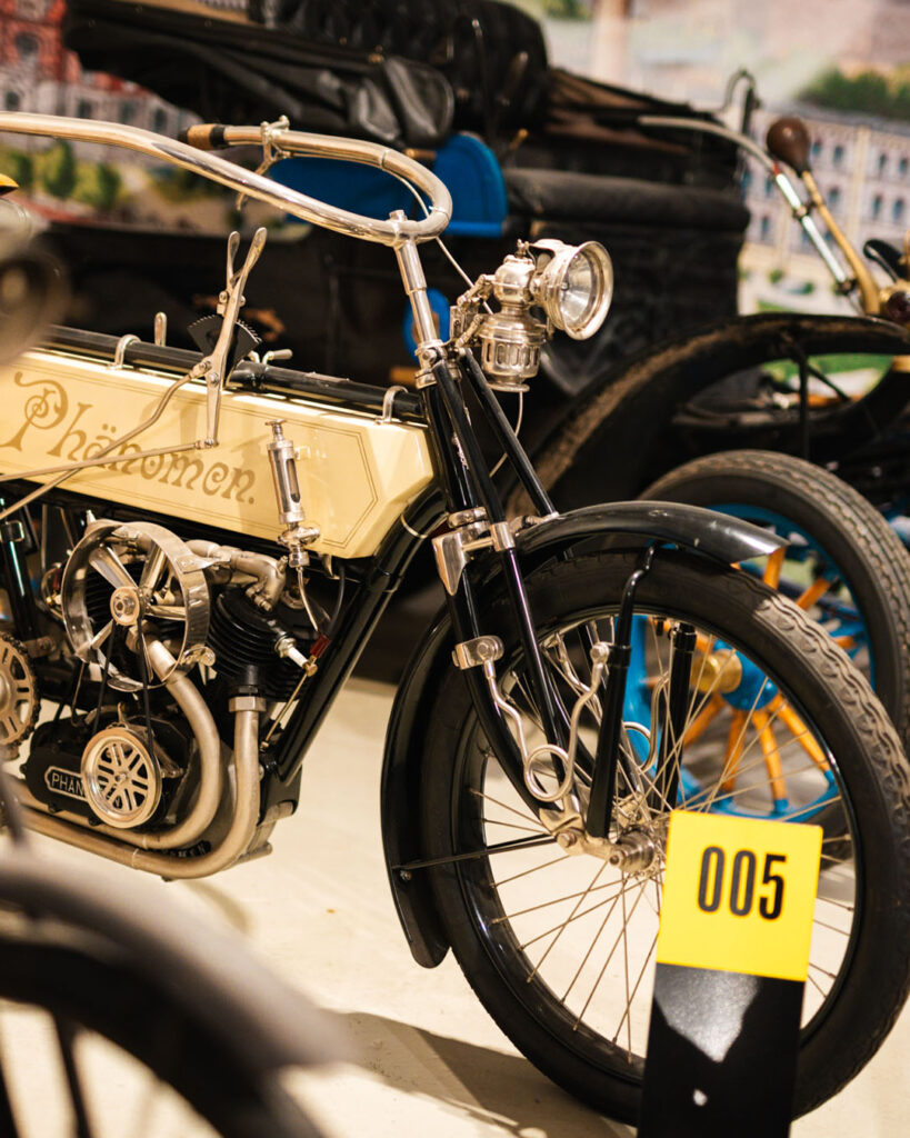 Motorradausstellung im Fahrzeugmuseum