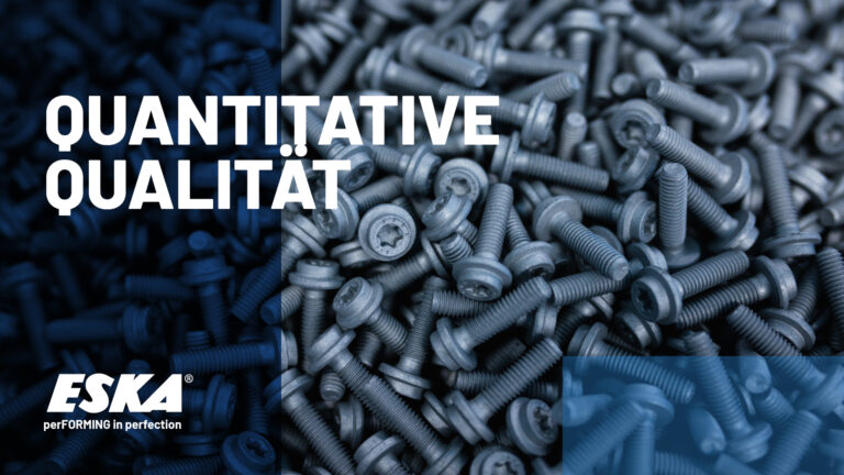 Großfertigung an Schrauben