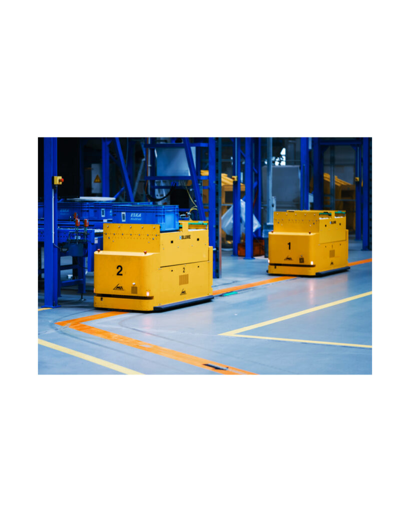 Aludrive Trnsportsystem im ESKA Lager