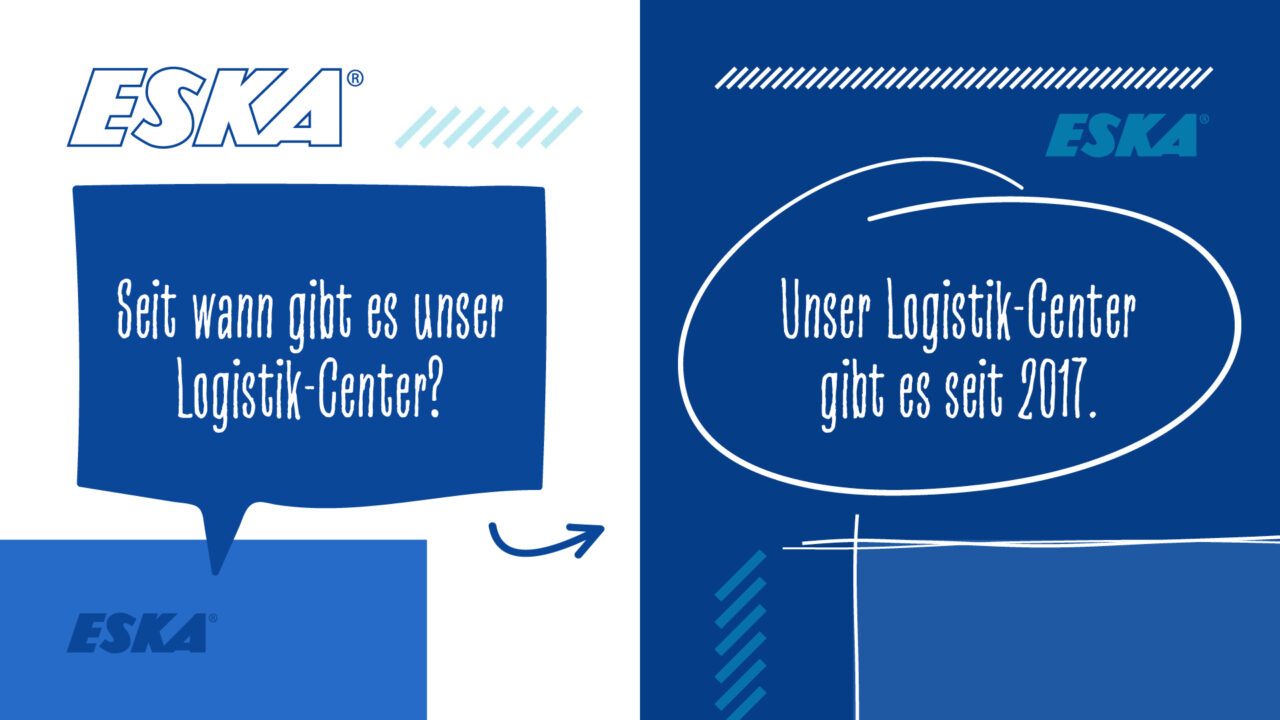 ESKA Quiz. Frage: Seit wann gibt es das Logitsik-Center. Antwort: Seit 2017