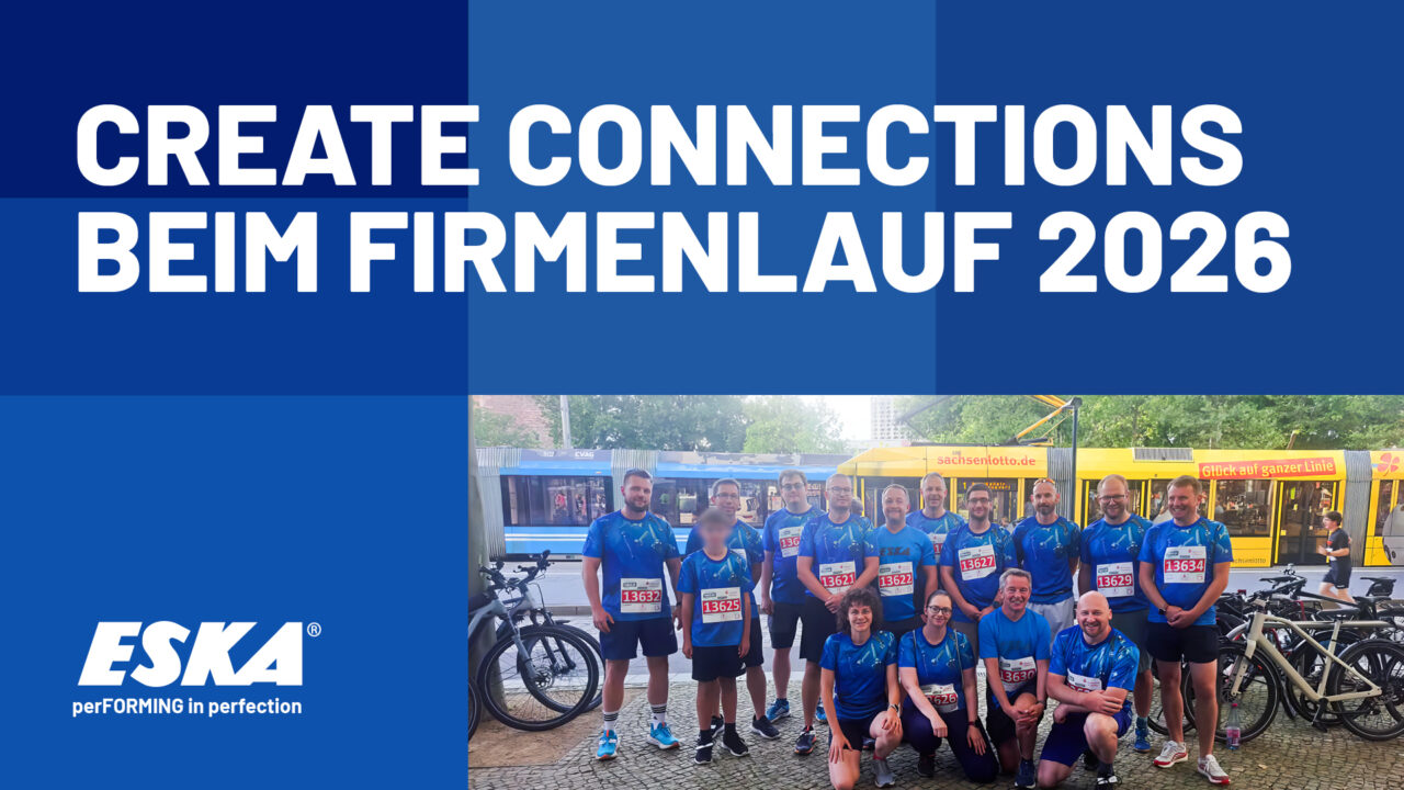 Team von ESKA beim Firmenlauf in Chemnitz 2026