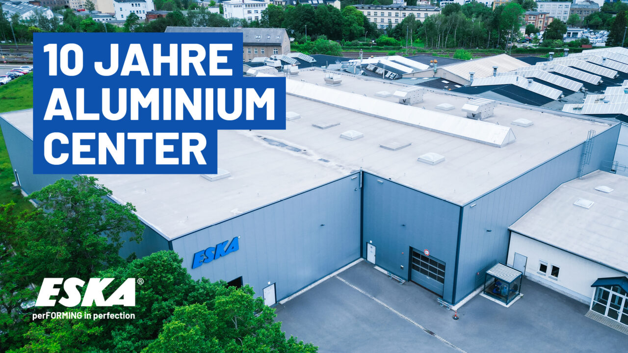 Luftbild auf das Aluminium Center von ESKA
