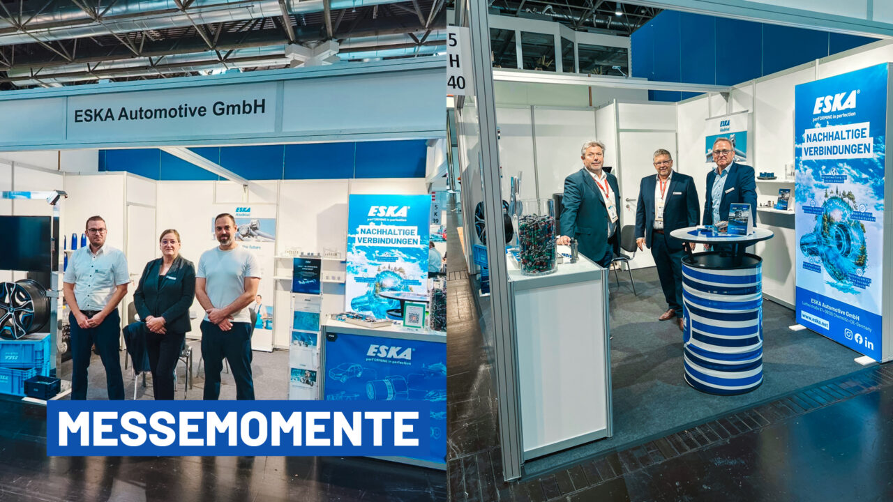 ESKA Mitarbeiter am Messestand auf der Aluminiummesse in Düsseldorf